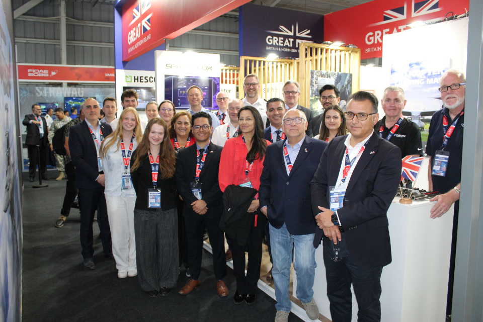 UK GREAT Zone at FIDAE Airshow