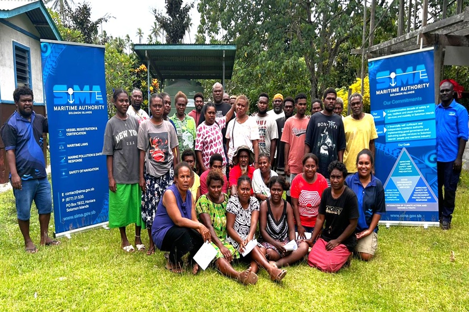 Some of the community members who benefited from the training