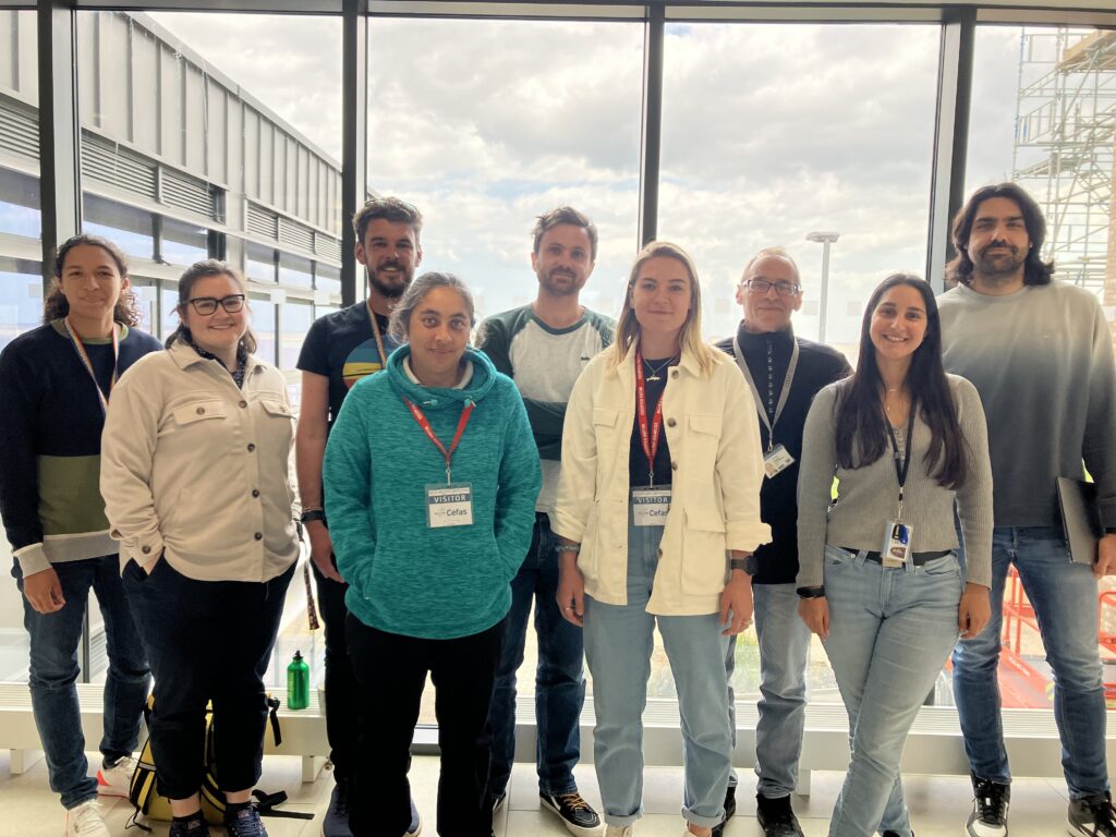 St Helena representatives with Cefas partners