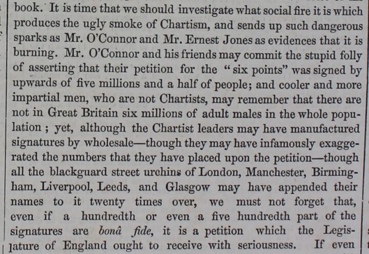 extract from an Illustrated London news article