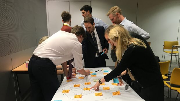 Policy makers using systems mapping