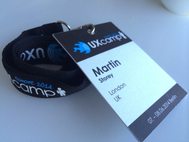 UX Camp Europe 2014 badge