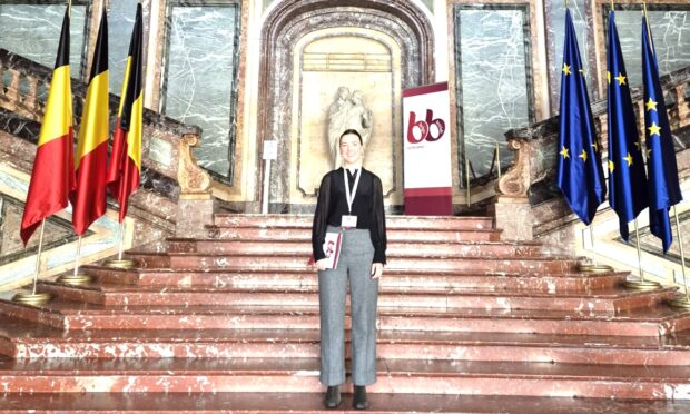 Lou Welham at the 25th annual Belgo-British Conference