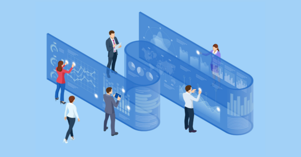Infographic for business intelligence analytics