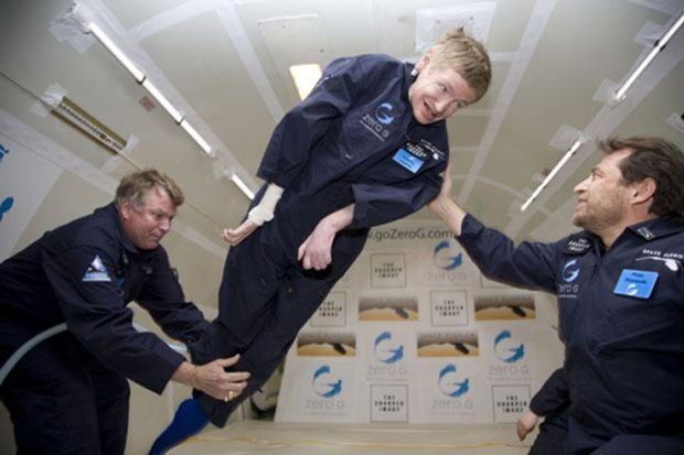Stephen Hawking in ZERO-G