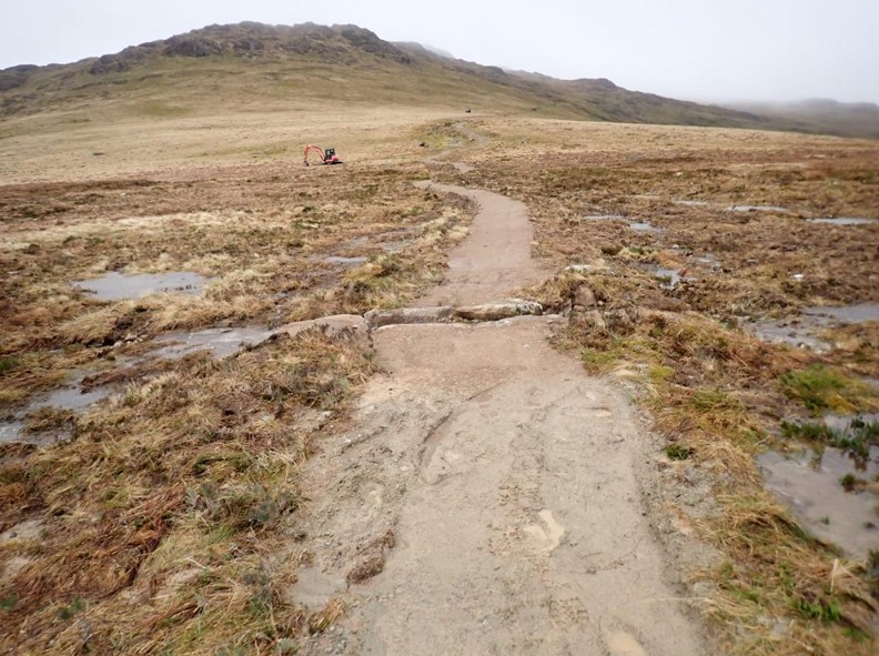 restored path across tramway