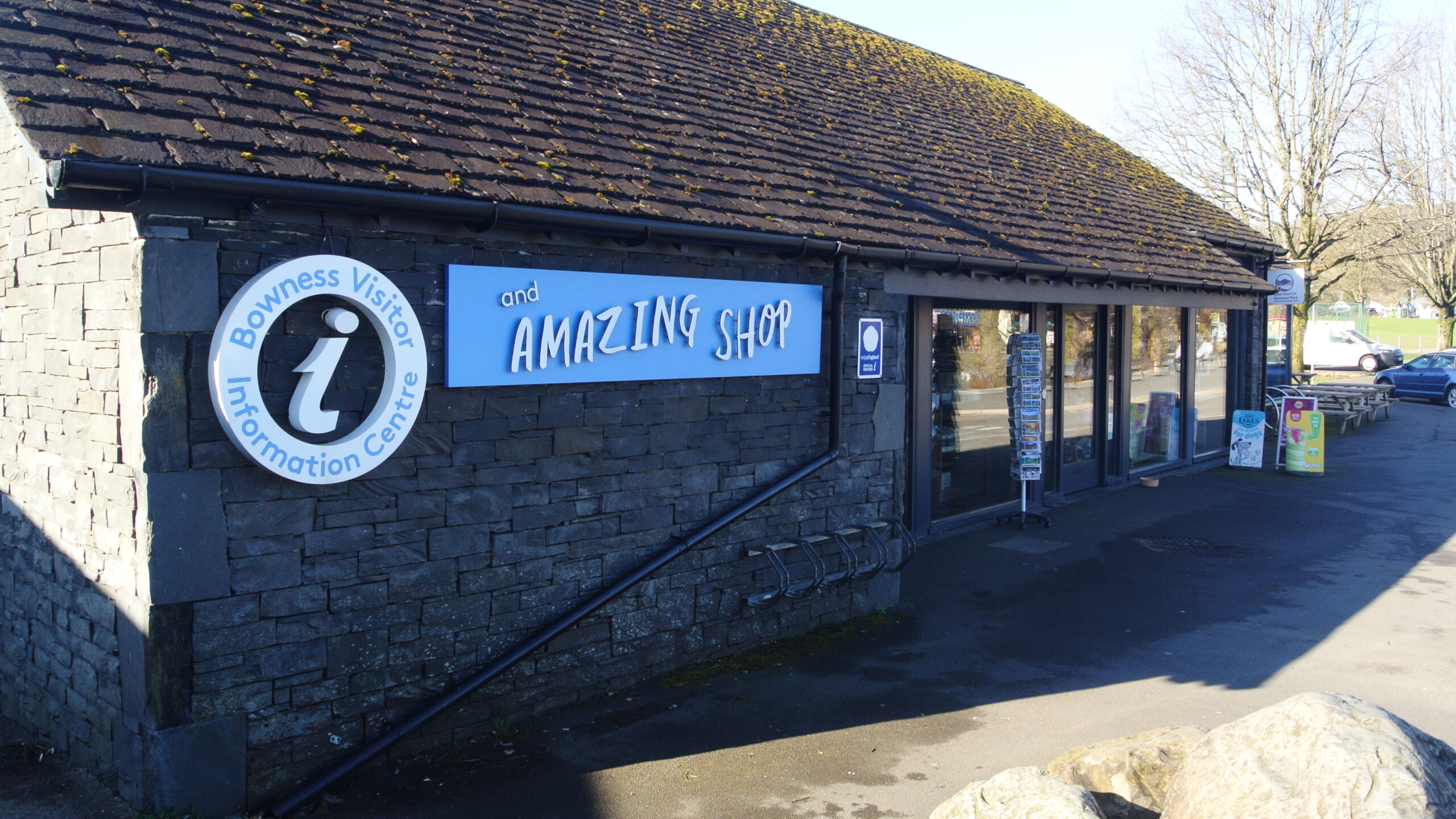 a view of the Bowness information centre