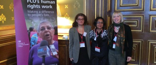 Left – Susi Bascon, middle – Dina Meza