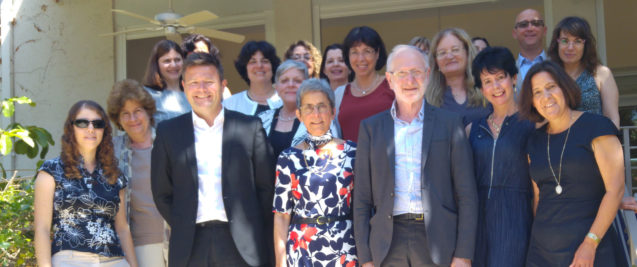 Prof. Parveen Kumar with Deputy Ambassador Tony Kay and leading Israeli health professionals