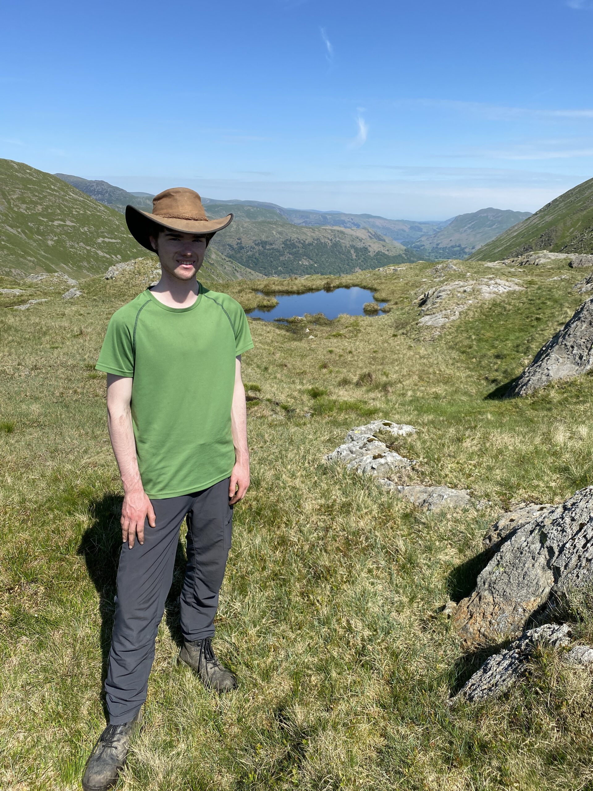 Young Ranger in the mountains in the Lake District National Park