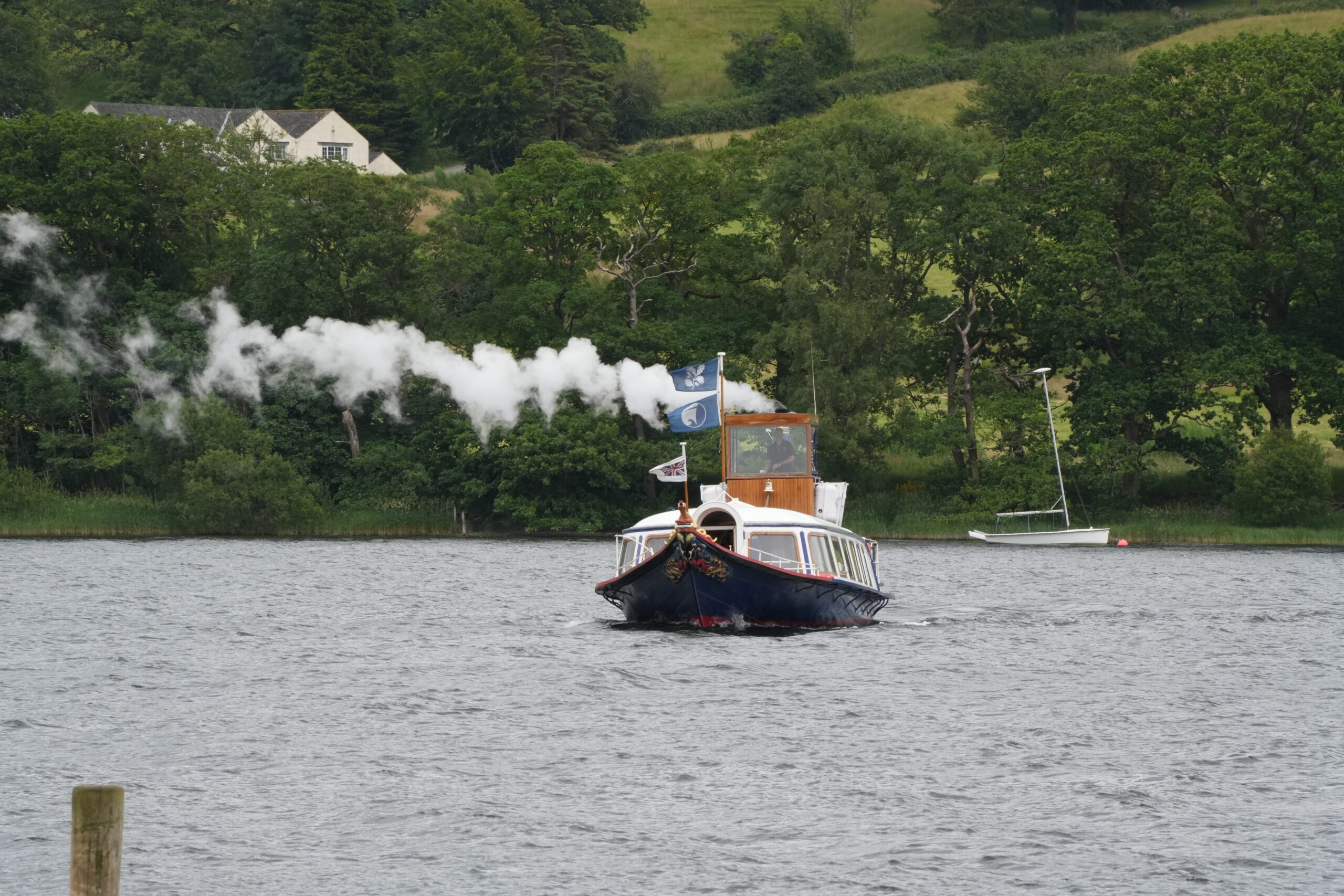 Coniston Steam Yacht Gondola boat sailing