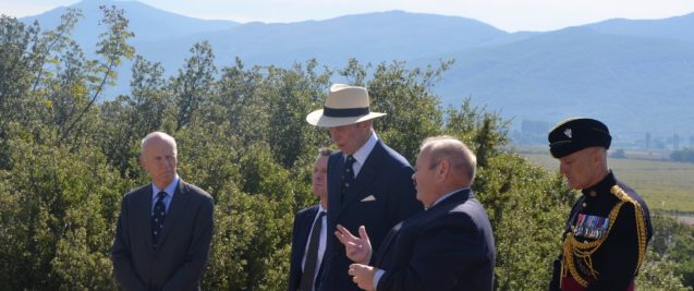 Historical overview of the battle of Dojran and paying respects to the 10 Irish Division