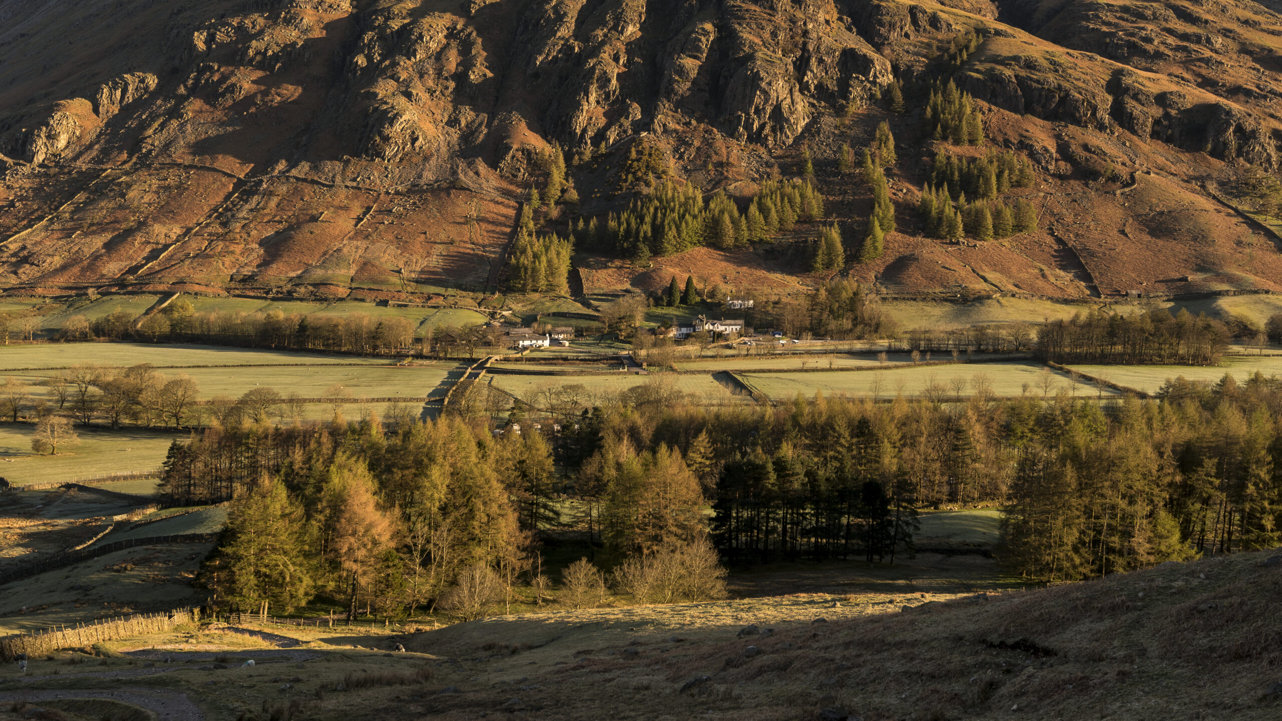 Langdale valley in autumn