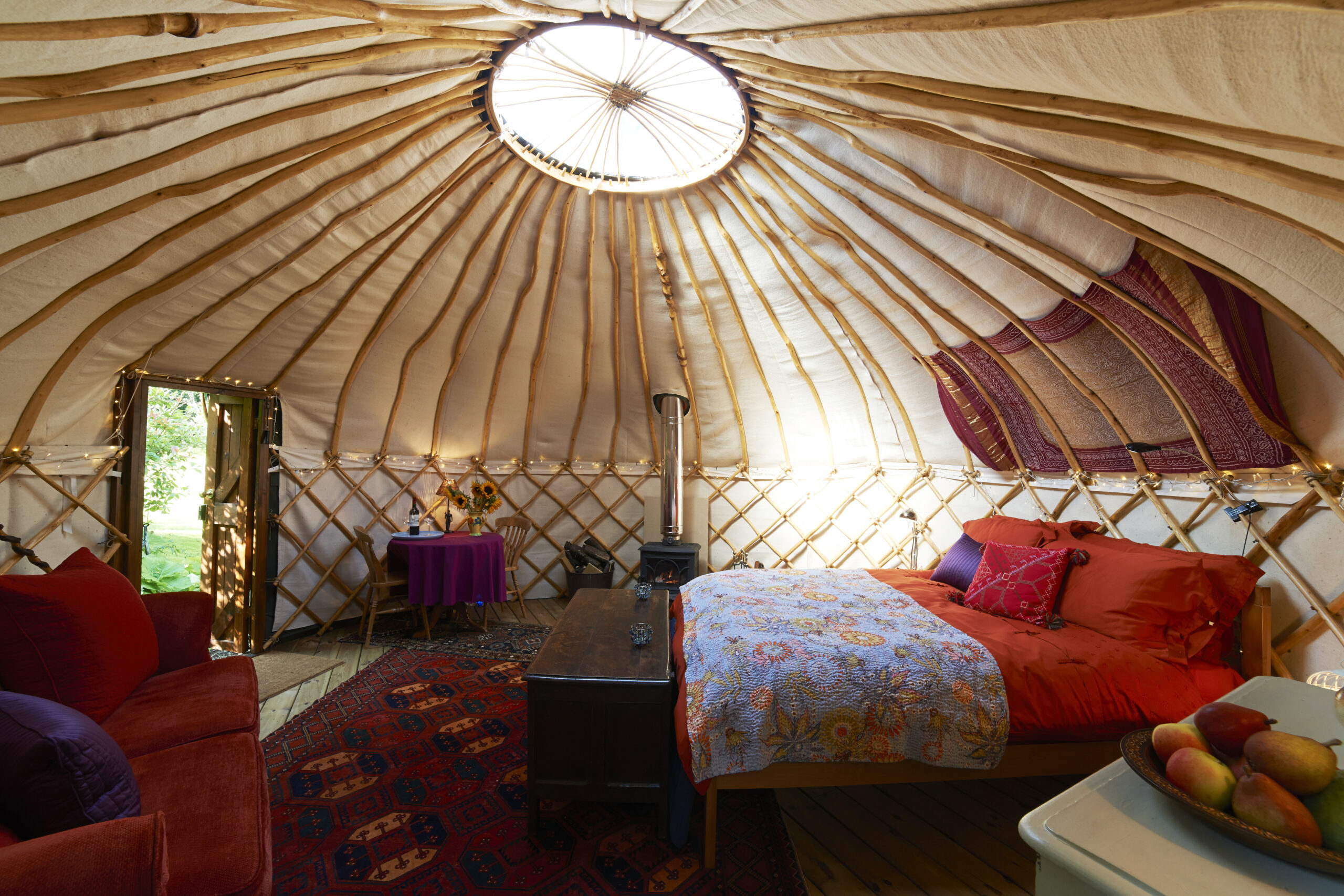 Glamping and camping pods