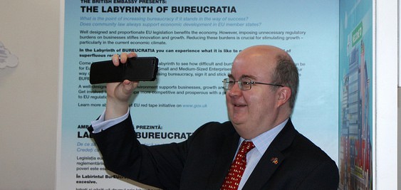 Ambassador Paul Brummell in BurEucratia labyrinth
