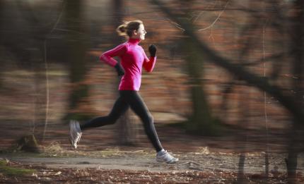 Woman jogging
