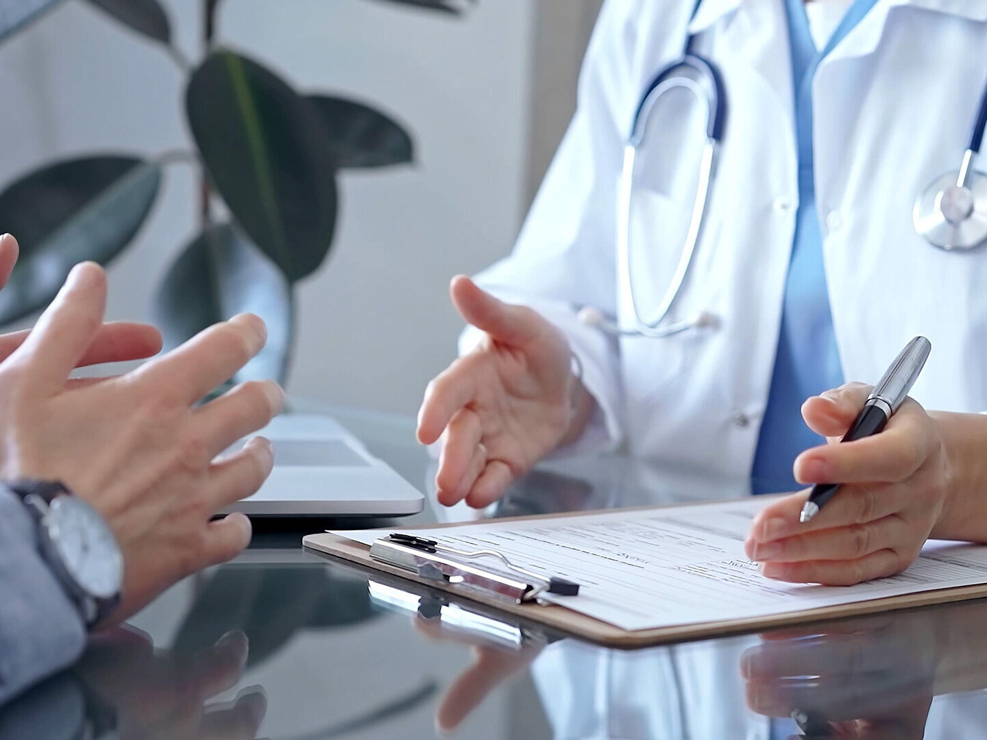 Telling your GP you're an armed forces veteran.