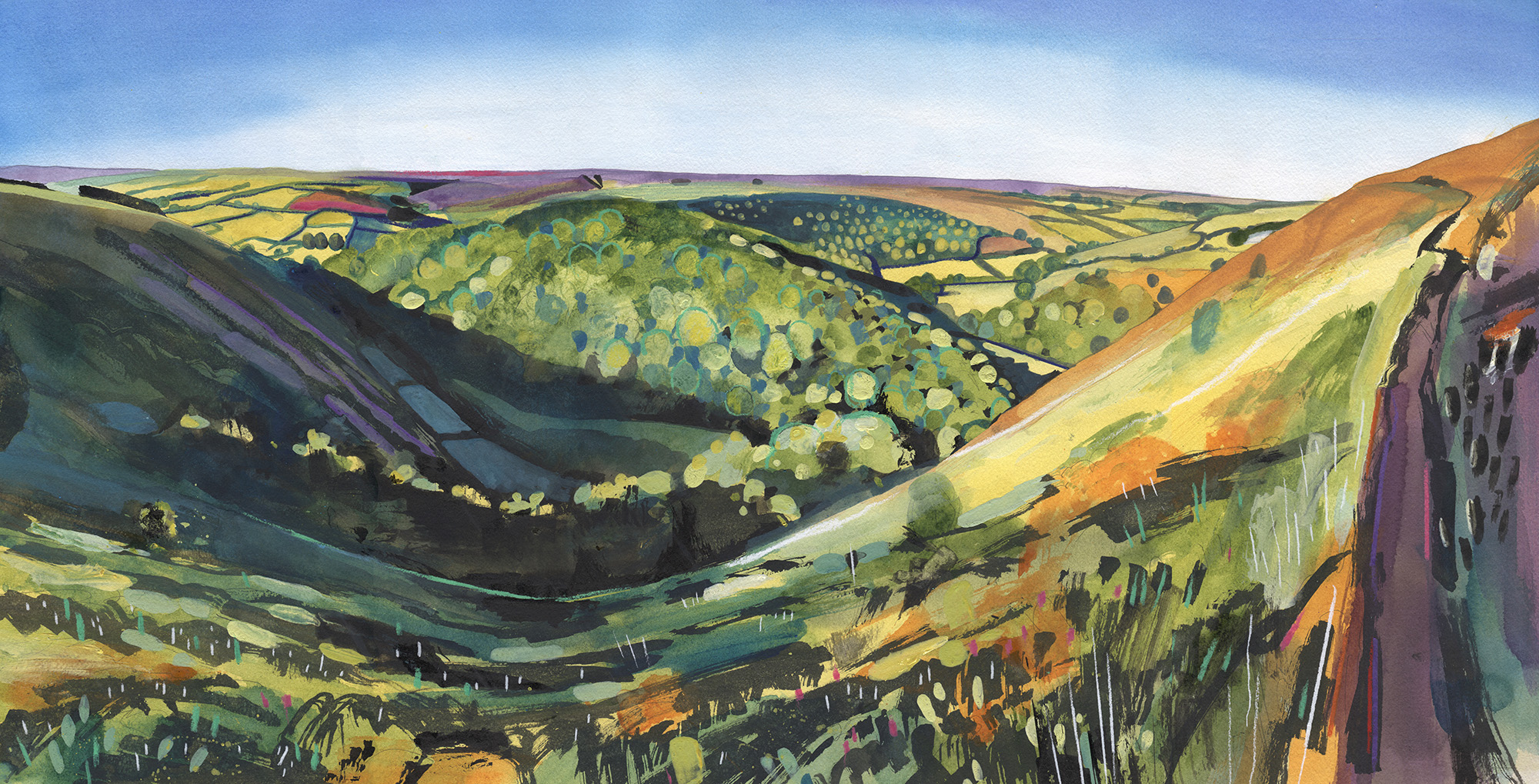painting of Exmoor