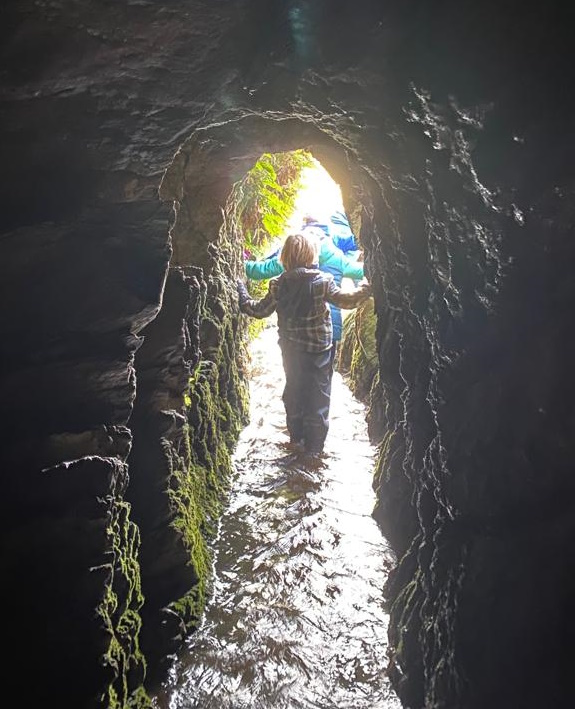 Child In Tunnel
