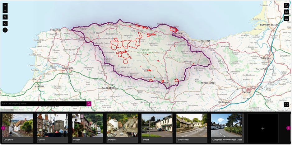 Exmoor National Authority Landownership Map Exmoor National Park Authority Landownership Map