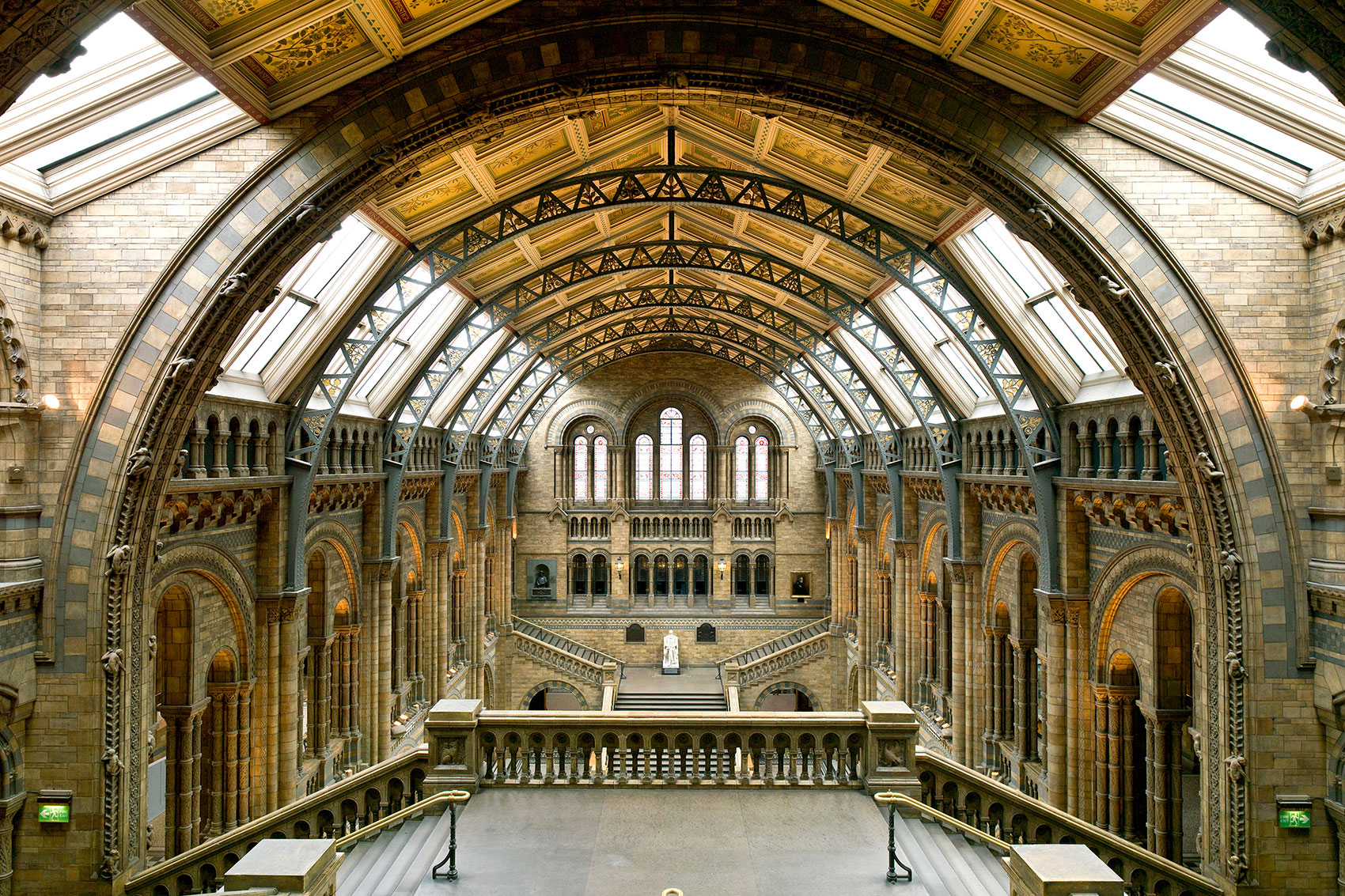 Hintze Hall before Hope the blue whale was added