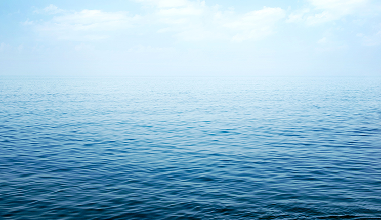 View across an ocean