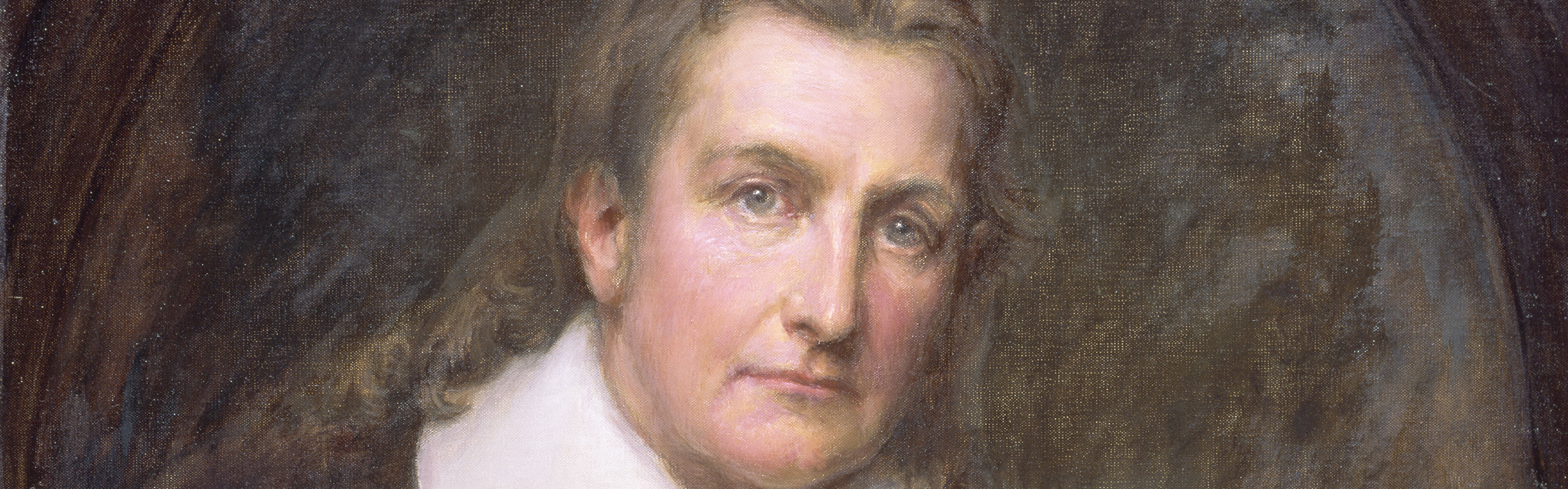 Oil on canvas portrait of John James Audubon, arguably the most famous American bird artist, painted by Lance Calkin sometime between 1859 and 1936.