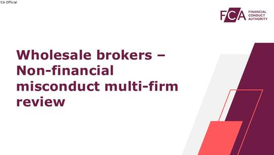 Webinar: Wholesale brokers – Non-financial misconduct...