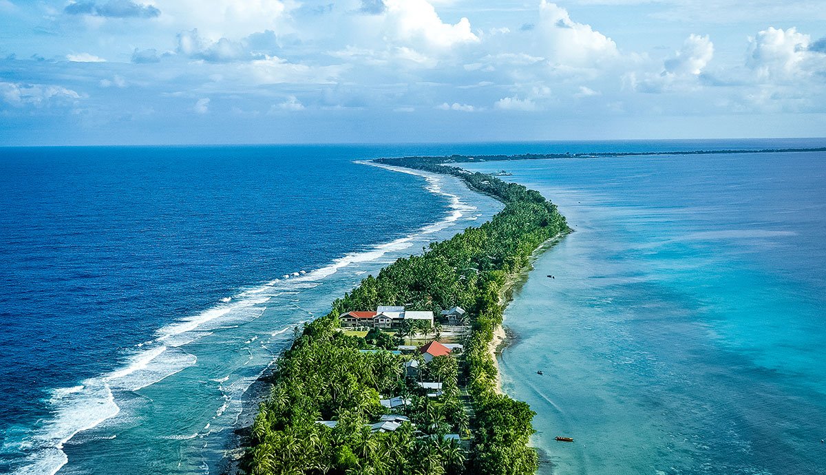 The island nation of Tuvalu