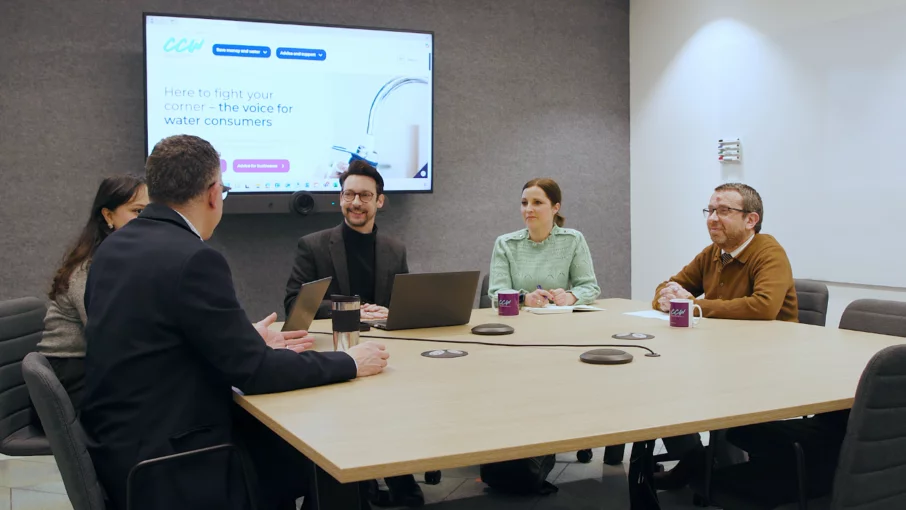 ccw staff having a meeting in a room