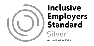 Inclusive Employers Standard silver logo