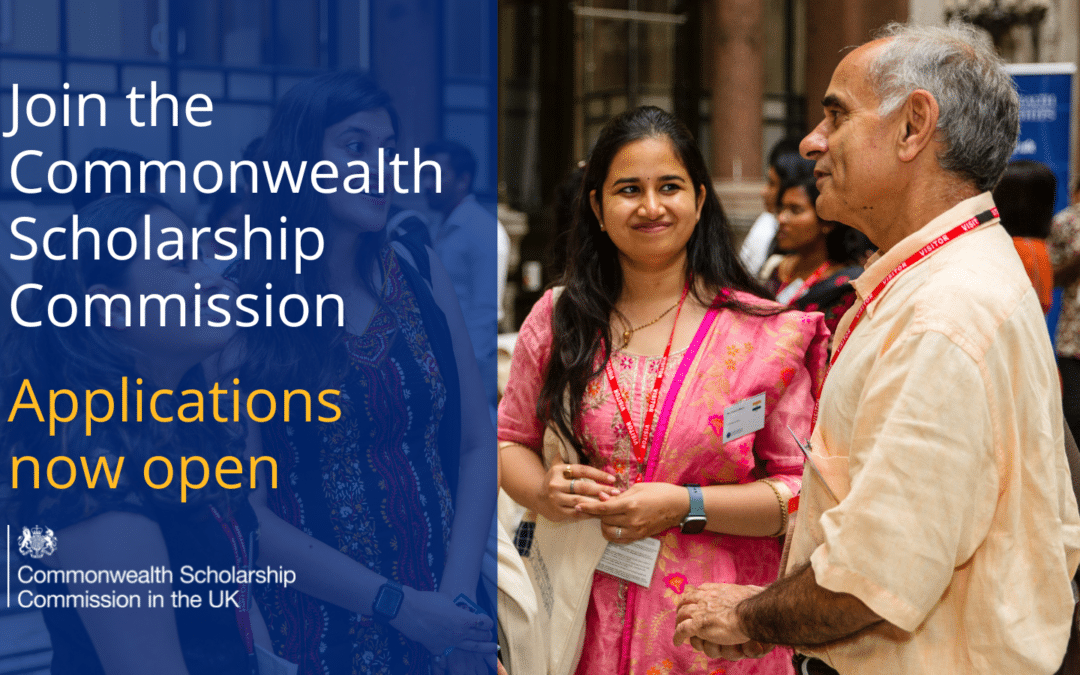 Join the Commonwealth Scholarship Commission: Applications now open