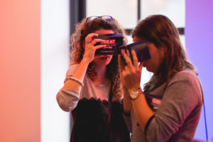 Participants playing with UK Virtual Reality