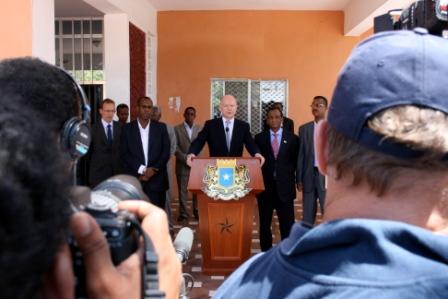 At Villa Somalia