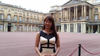 Stephanie at Buckingham Palace