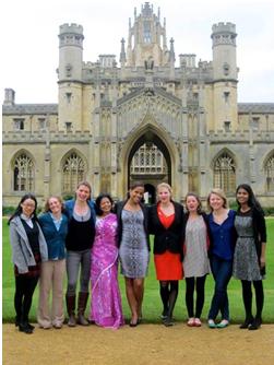 One of our Chevening Scholars Nadeeka Jayaweera at St. John’s College, Cambridge.