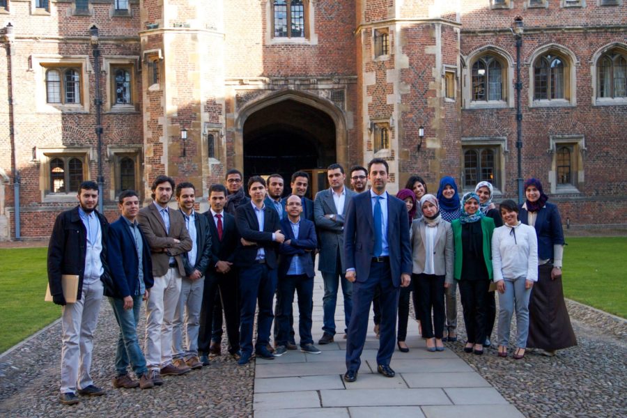 Libyan students in Cambridge as part of Tatweer Research initiative.