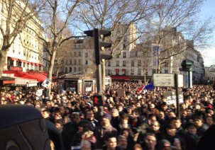 March after the attacks on Charlie Hebdo, 11 January 2015.