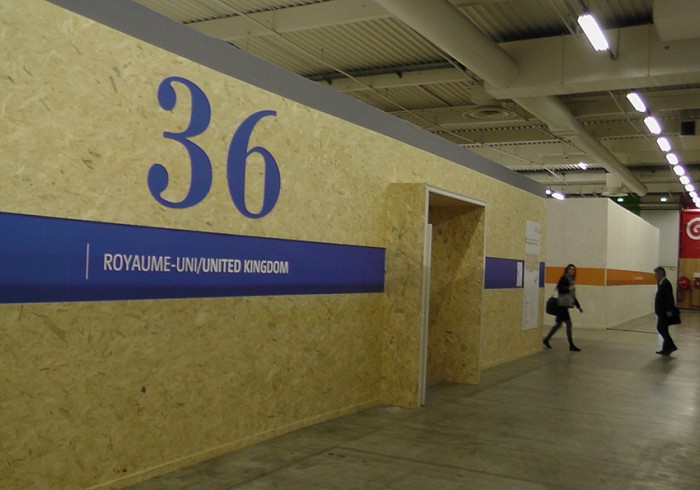 The UK office during COP21, Le Bourget