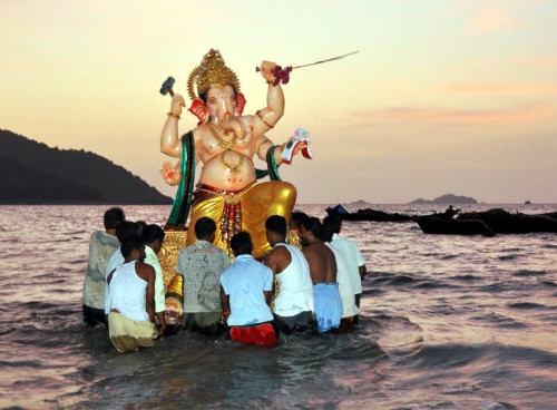 ganesh immersion Lord Ganesh immersion
