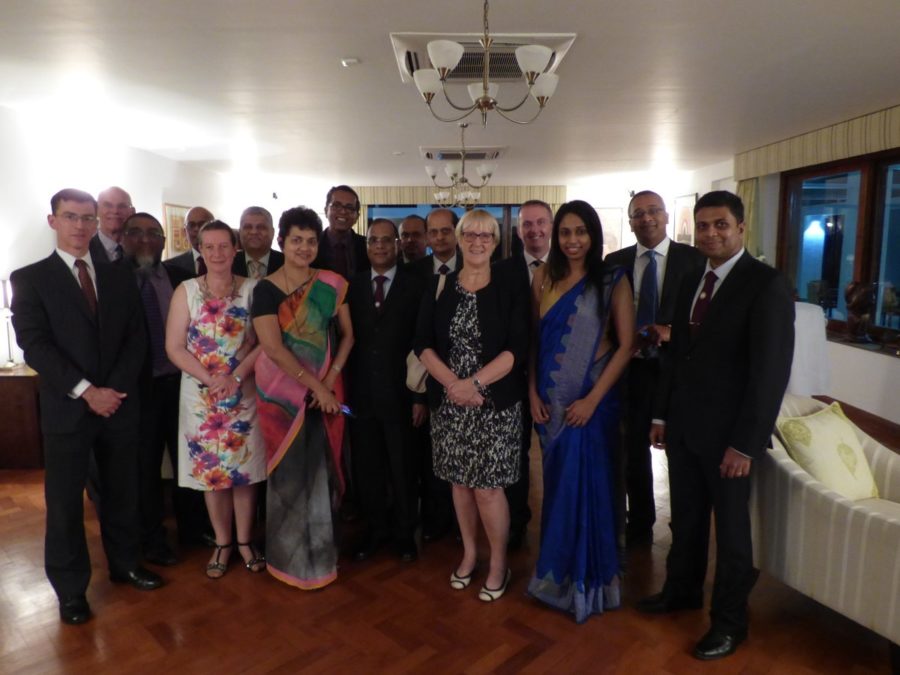 High Commissioner James Dauris with the examiners and the administrators of the first PACES examination, November 2016