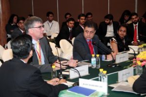 Martin Brassell, CEO,Inngot makes a remark at the roundtable.