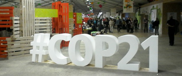 COP21 sign