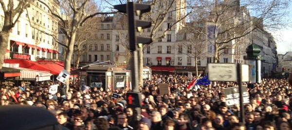 March after the attacks on Charlie Hebdo, 11 January 2015.