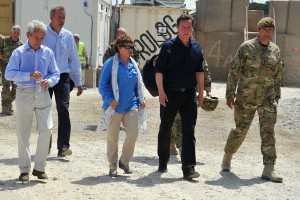 Prime Minister David Cameron visits MOB Lashkar Gah Prime Minister David Cameron visits MOB Lashkar Gah