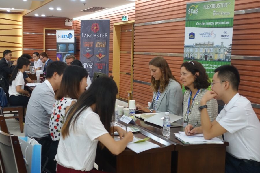 Students visiting the Hi-Tech Fair in Shenzhen