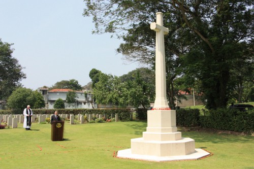 442 poppies outline the cross and path at Liveramentu