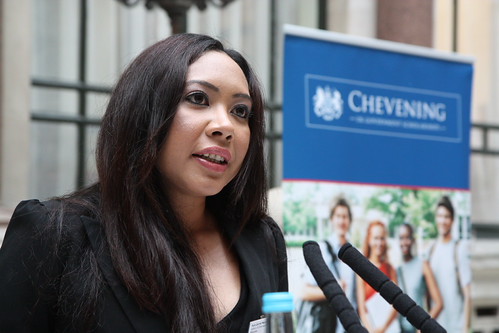 Ruth Garnet Maran addresses 2012/13 Chevening Scholars Farewell reception for 2012/13 Chevening Scholars