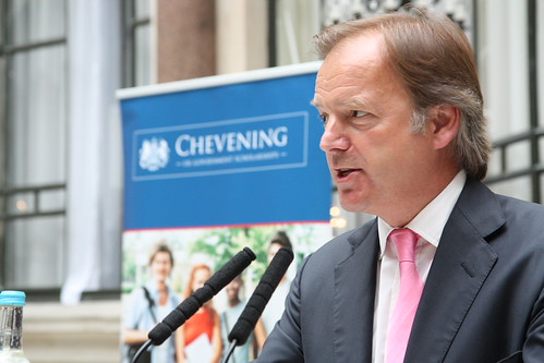 FCO Minister Hugo Swire hosted the event Farewell reception for 2012/13 Chevening Scholars
