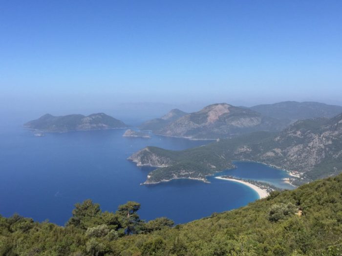 Lycian Way passes above Ölüdeniz